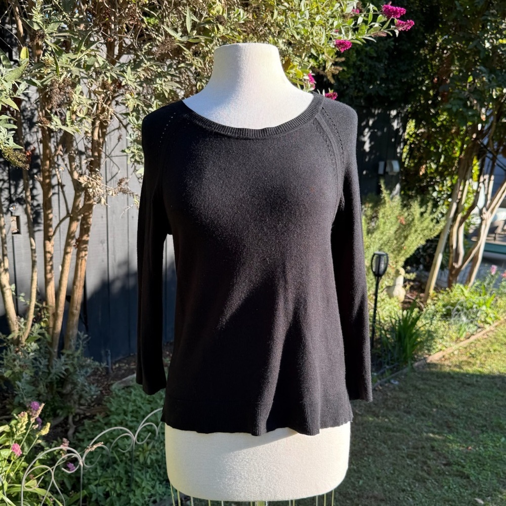 Philosophy Black Sweater - Size S